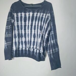 Vicinity grey tie dye small sweatshirt